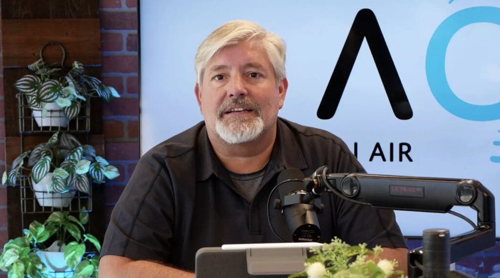 Start-up founders recording a podcast in an RNCN studio