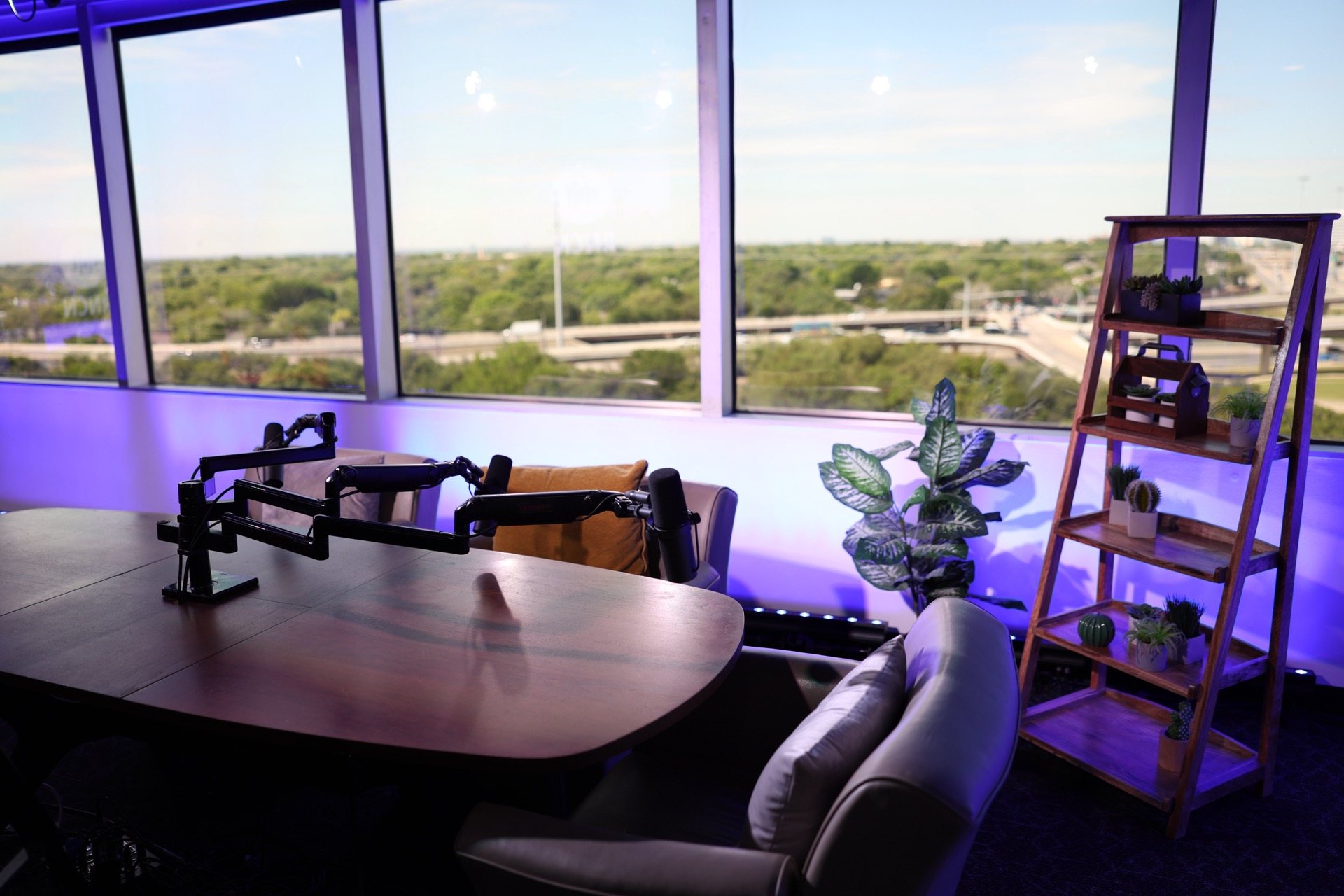 Dallas Broadcast Studio set