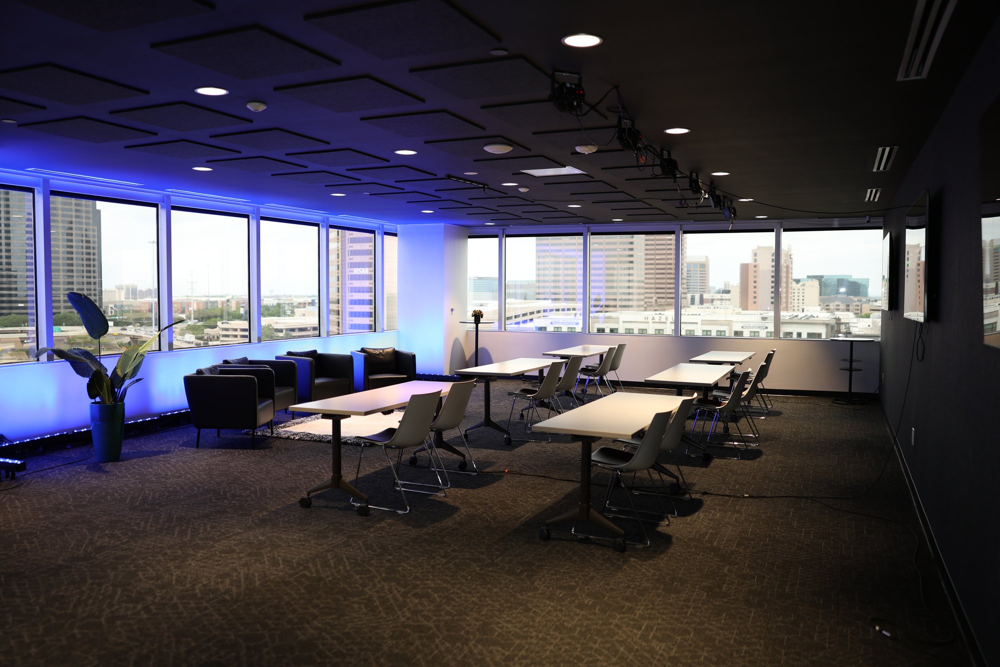 Dallas Event Space lighting