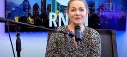 Sarah hosting a podcast in our Southlake Studio - RNCN